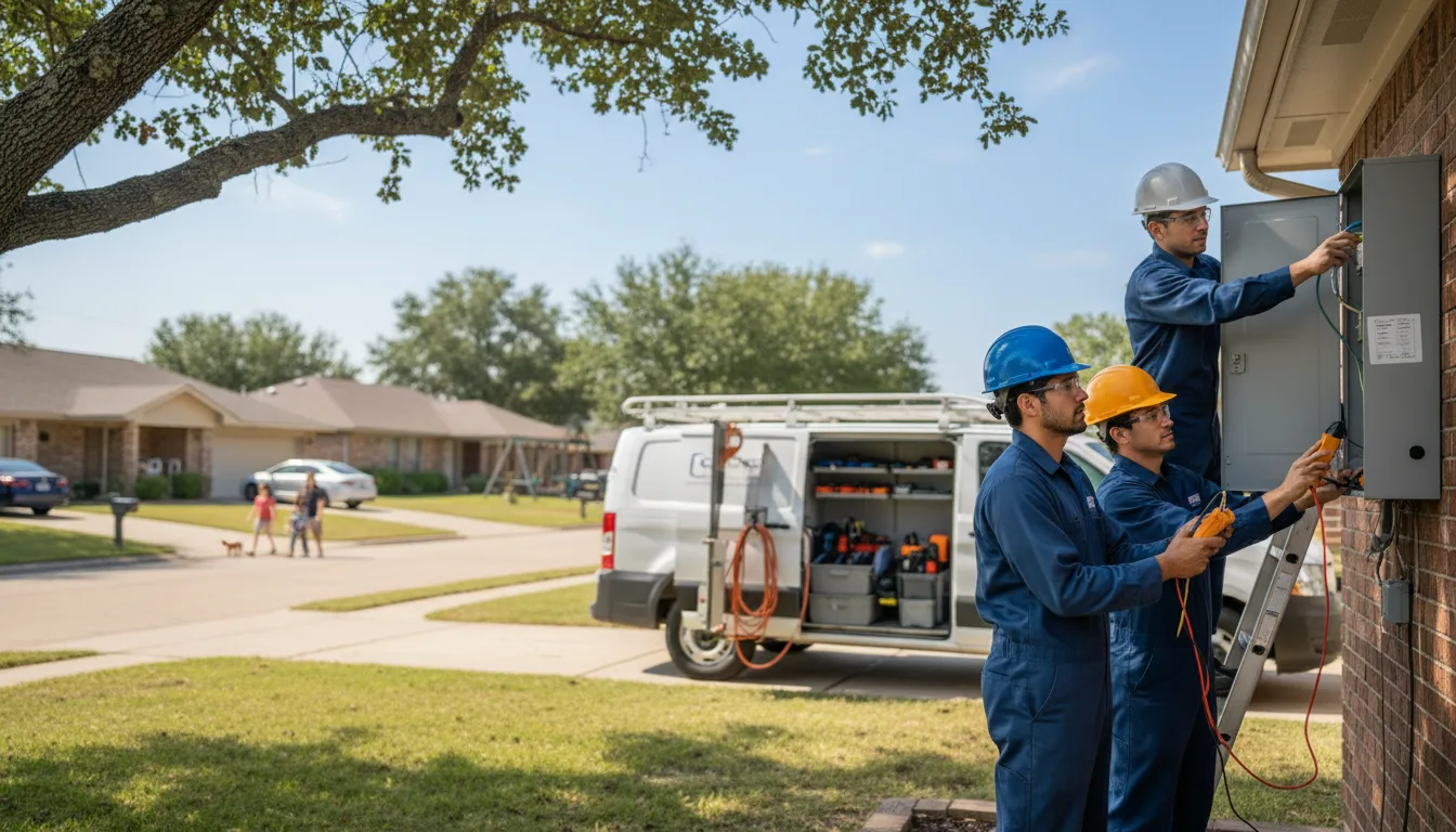 Certified electrician providing emergency electrical services in Portageville, MO